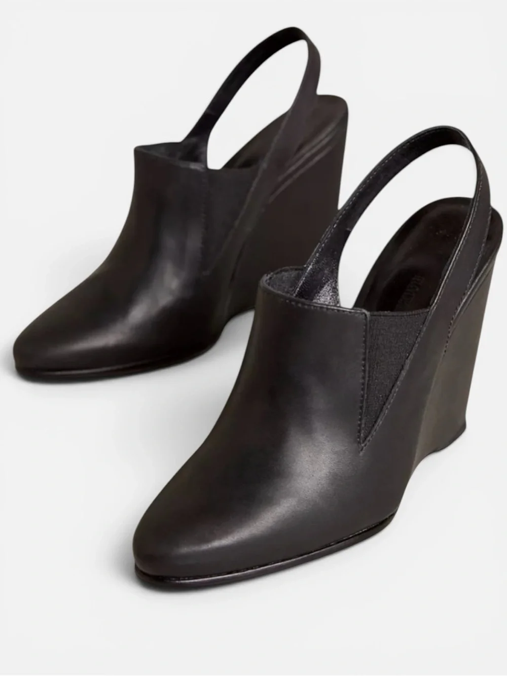 Rachel Comey Virgo Slingback Wedge Heels in Black Women's Size 6.5